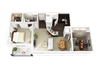 One Bed, One Bath w/ Den